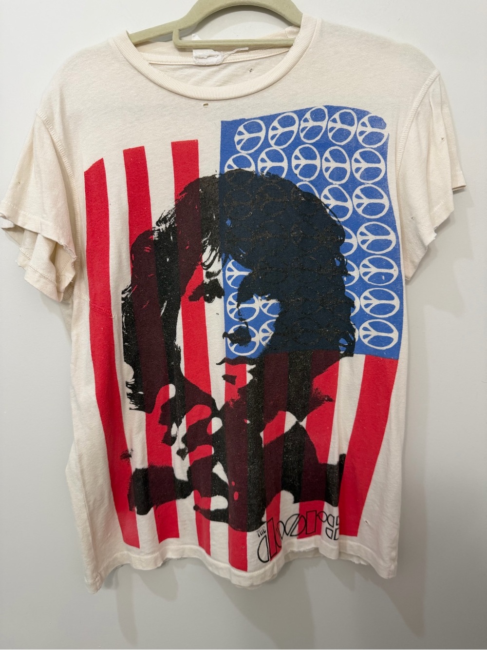 Madeworn  T-Shirt The Doors Jim Morrison American Flag